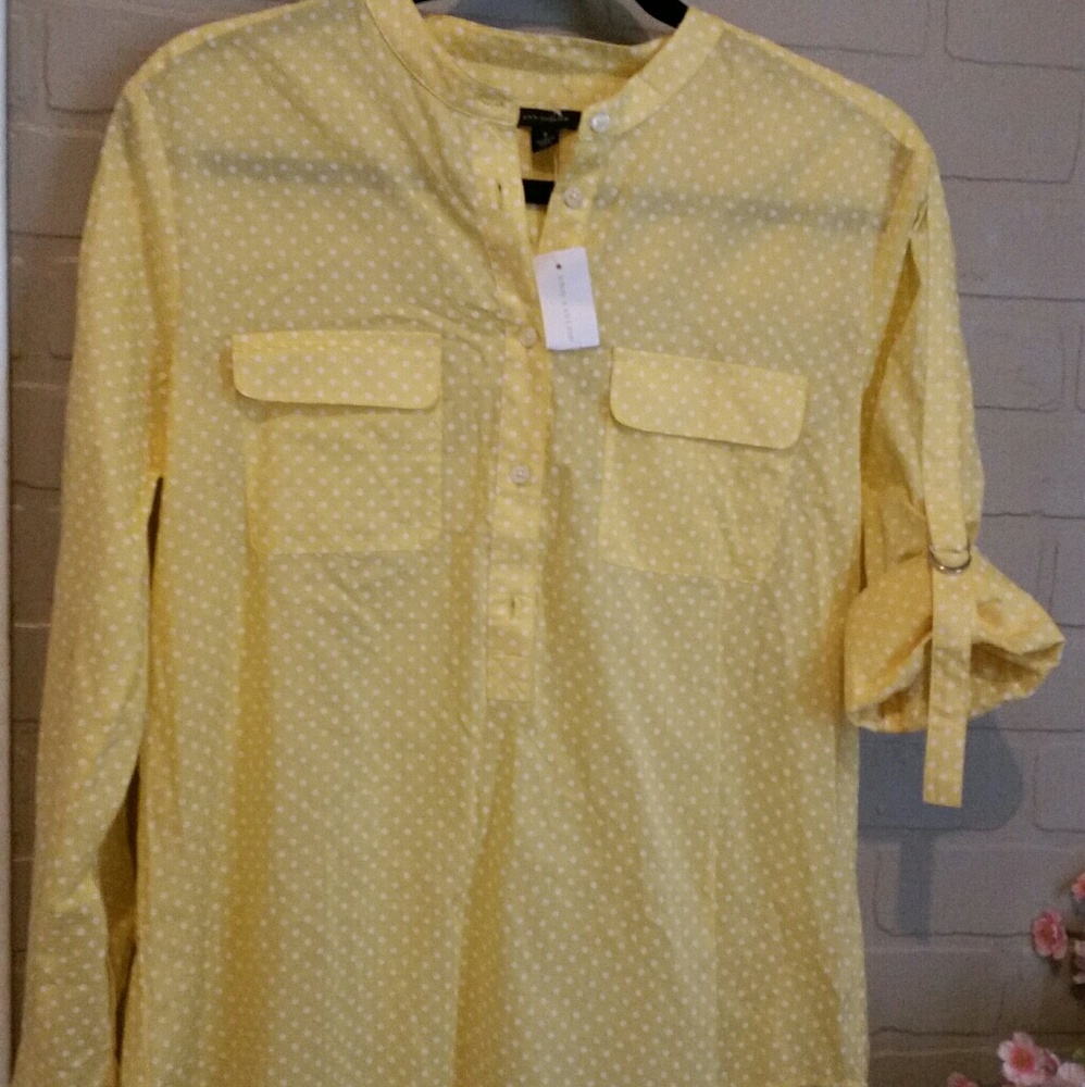 Ann Taylor Yellow Blouse